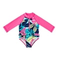 thumbnail image 4 of Member's Mark Baby Girls Rashguard One-Piece Swimsuit, 4 of 9