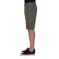 thumbnail image 3 of IRON Clothing Co Men's Flex Waistband Stretch Twill Multi Pocket Cargo Short, 3 of 5