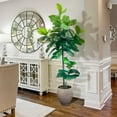 thumbnail image 5 of Faux 8' Fig Tree in Oversized Ceramic Pot, 5 of 6