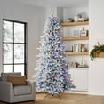 thumbnail image 1 of Member's Mark 9' Pre-Lit Flocked Aspen Christmas Tree, 1 of 10