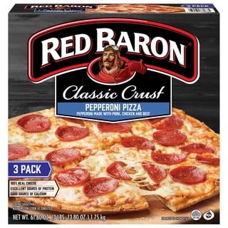 Red Baron Pepperoni Classic Crust Frozen Pizza, 61.81 oz., 3 pk.