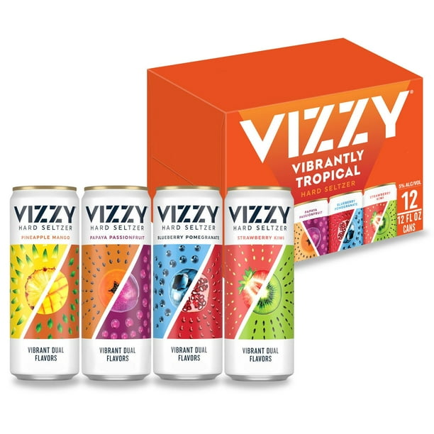 Vizzy Hard Seltzer Variety Pack, 12 fl. oz. can, 12 pk. - Samsclub.com
