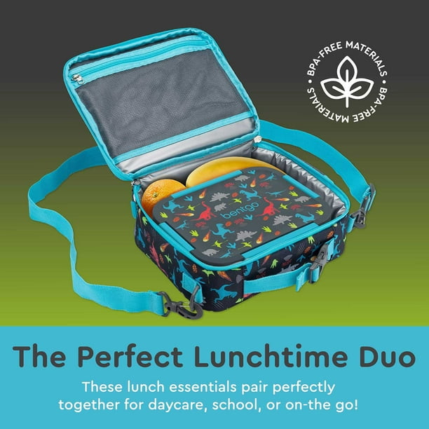 Bentgo 2-Piece Kids Snap & Go Lunch Set: Leak-Proof Lunch Box