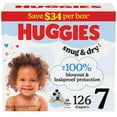 thumbnail image 2 of Huggies Snug & Dry Baby Diapers, Sizes 3-8, 2 of 11