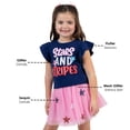 thumbnail image 4 of Counting Daisies Girls 2-Piece All American Tutu Set, 4 of 9