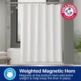 thumbnail image 6 of Arm & Hammer™ Waterproof Fabric Shower Curtain/Liner, 70"x72", 6 of 9