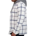 thumbnail image 7 of Aeropostale Men's Flannel Button-Down Hoodie, 7 of 11