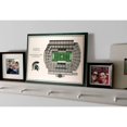 thumbnail image 2 of ND Fighting Irish 5-Layer StadiumView 3D Wall Art, 2 of 5