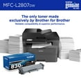 thumbnail image 7 of Brother MFC-2807DW Wireless Compact Monochrome AIO All-in-One Laser Printer + 500 Pages of Toner, 7 of 9