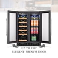 thumbnail image 3 of Lanbo 24 Inch 18 Bottle and 55 Can Wine and Beverage Refrigerator, 3 of 15