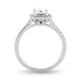 thumbnail image 3 of 1.30 CT. T.W. Emerald Cut Halo Diamond Ring in 18K Gold, 3 of 5
