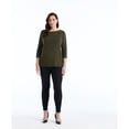 thumbnail image 9 of Rafaella Women's 3/4 Sleeve Boatneck Top, 9 of 11