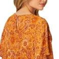 thumbnail image 4 of Bila Women's Floral Paisley Short Tiered Dress, 4 of 5