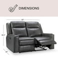 thumbnail image 5 of Rhodes 3-Piece Manual Leather Reclining Set, Assorted Colors, 5 of 23