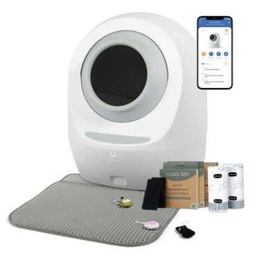 Casa Leo’s Loo Too Self-Cleaning Litter Box Bundle