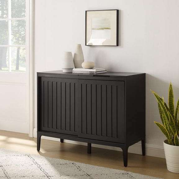 Crosley Asher Large Record Player Cabinet With Vinyl Storage
