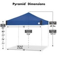 thumbnail image 7 of E-Z UP Pyramid™ Instant Shelter Canopy, 10' x 10', 7 of 9