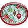 thumbnail image 10 of Member's Mark Holiday Oval Paper Plates, 10" x 12", 50 ct., 10 of 10