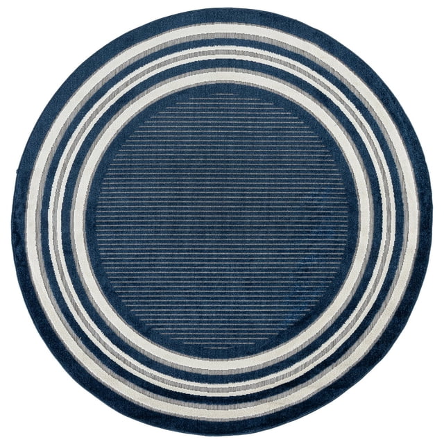 Safavieh Bahama Indoor/Outdoor Round Rug Collection, 6' 7"