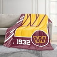 thumbnail image 2 of Logo Brands Washington Commanders 60"x70" Super Plush Blanket, 2 of 6