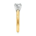 thumbnail image 2 of 1 CT. T.W. Lab Created Diamond Round Cut Solitaire Ring In 18K Gold, 2 of 7