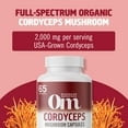 thumbnail image 4 of Om Mushrooms Cordyceps Capsules, 195 ct., 4 of 6