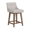 thumbnail image 11 of HH2 Home Upholstered Tapered Back Wood Adjustable Height Swivel Bar Stool, 11 of 19