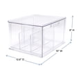 thumbnail image 3 of Member's Mark Clear Stackable Storage Drawer with Dividers, 3 of 7