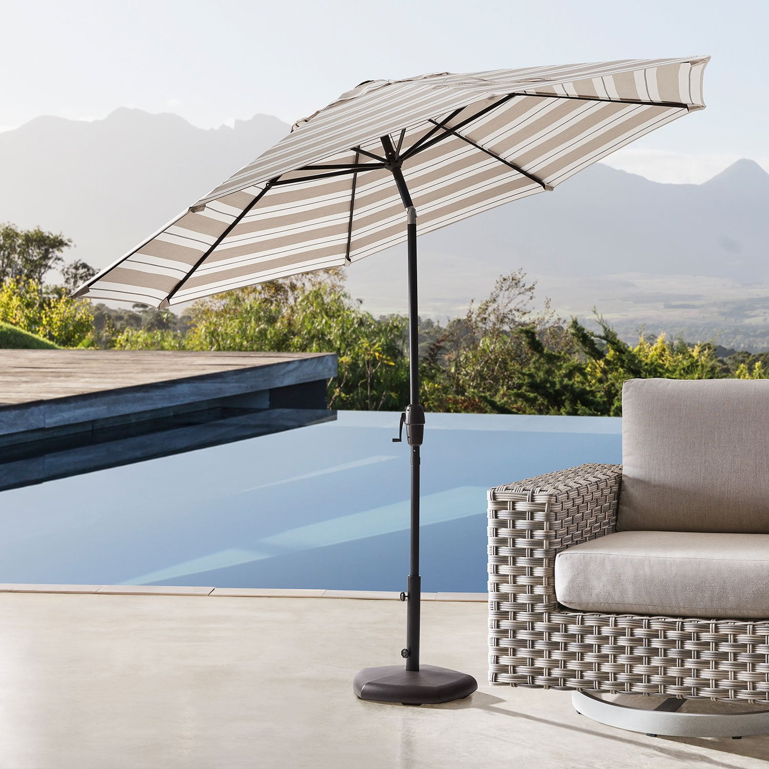 Member's Mark Premium 10' Sunbrella Market Umbrella, Choose