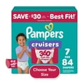 thumbnail image 1 of Pampers Cruisers 360 Diapers, Sizes 4-7, 1 of 12