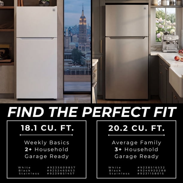 Kenmore 18.1 cu. ft. Top Mount Refrigerator w/ Pocket Handle
