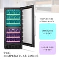 thumbnail image 7 of Lanbo 15 Inch Wine Cooler Fridge, 7 of 15