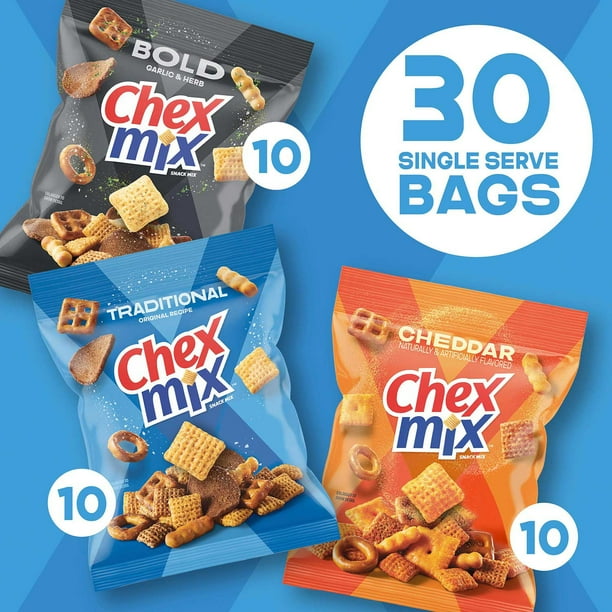 Chex Mix Savory Snack Mix Variety, 1.75 oz., 30 pk. - Samsclub.com