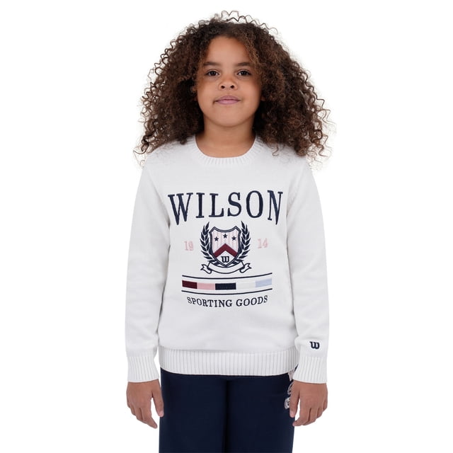 Wilson Girls Crew Sweater