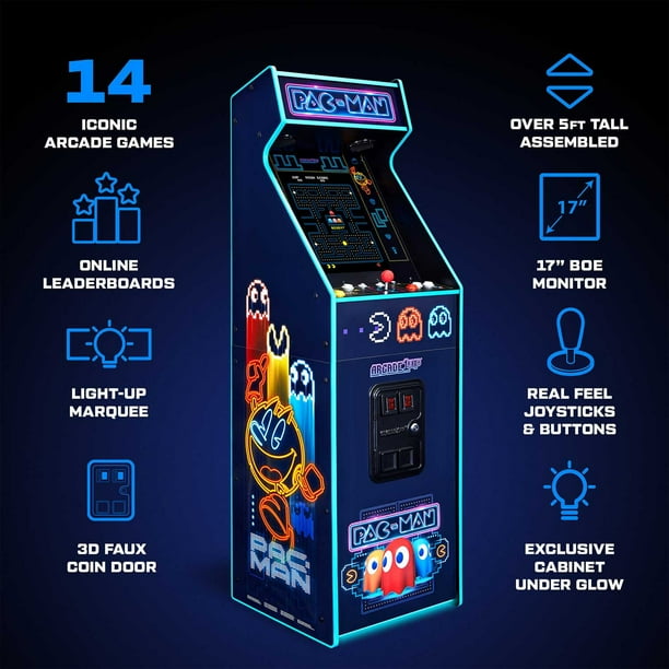 Arcade1Up Pac-Man Neon Deluxe Arcade Machine - Samsclub.com