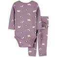 thumbnail image 3 of Carter's Girls 3-Piece Bodysuit Pant Set, 3 of 11
