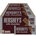 thumbnail image 1 of HERSHEY'S Milk Chocolate Candy Bar, King Size, 2.6 oz., 18 pk., 1 of 9