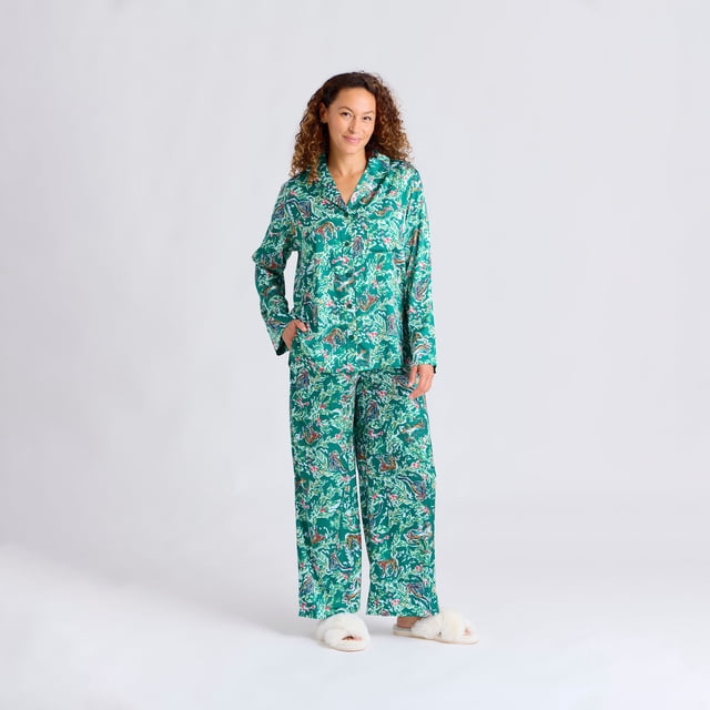 Nick & Nora Satin Pajama Set