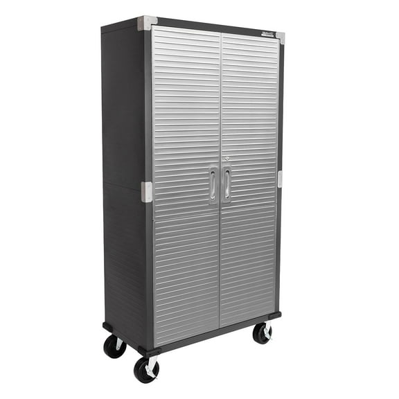 Seville Classics UltraHD Storage Cabinet, 36" W x 18" D x 72" H