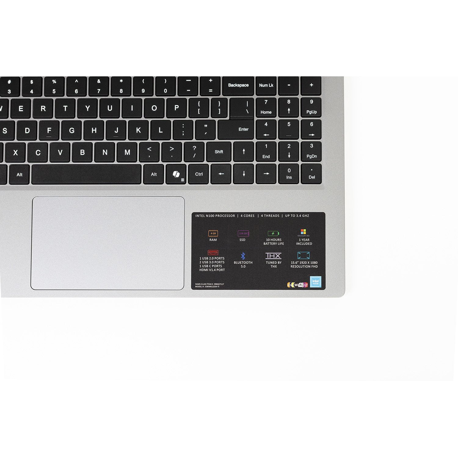 Gateway EC19C-A52C/S Win11/i5/SSD128G/8G Gateway 15.6\" FHD Gaming Notebook Laptop Computer - Black; Intel