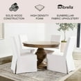 thumbnail image 2 of Toscana Round Expandable Dining Set with Sunbrella Slipcover Dining Chairs, Assorted Colors, 2 of 11