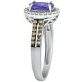 thumbnail image 3 of Oval Cut Tanzanite & 0.30 CT.T.W. Diamond Ring in 14K Gold, 3 of 3