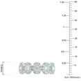 thumbnail image 4 of 1.00 CT. T.W. Round Cut 5 Stone Halo Diamond Ring in 14K Gold, 4 of 5