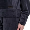 thumbnail image 4 of Halston Women's Velour Quarter-Zip Pullover, 4 of 7