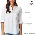 thumbnail image 4 of Gloria Vanderbilt Women's Button Down Shirt, 4 of 7