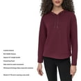 thumbnail image 5 of DKNY Women's Waffle Hoodie, 5 of 8