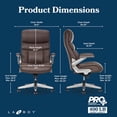 thumbnail image 2 of La-Z-Boy Monford Big & Tall Executive Office Chair, 2 of 10