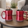 thumbnail image 5 of Logo Brands Arkansas Razorbacks 14oz Relief Mug Set, 5 of 5