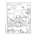 thumbnail image 4 of Bob Ross Kawaii Coloring, Paperback, 4 of 4
