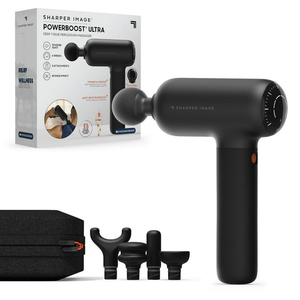 sharper image handheld heat and vibration massager Amazon.com: Sharper Image Deep Tissue Percussion Massage Gun, Powerboost  Move Evo Hot & Cold Rechargeable Handheld Massager, 4 Adjustable Speeds, 5  Attachment Heads & Carrying Case, for Muscle Pain Relief, Blue : main image 0
